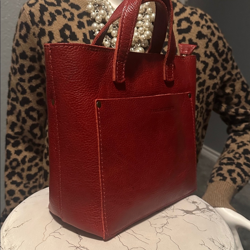 PLG mini chili 🌶️ crossbody bag with zipper and card holder - Picture 8 of 12